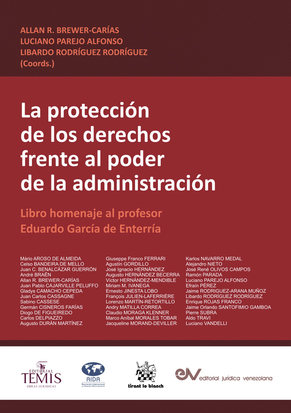 Portada: La Protección de los derechos frente al poder de la administración