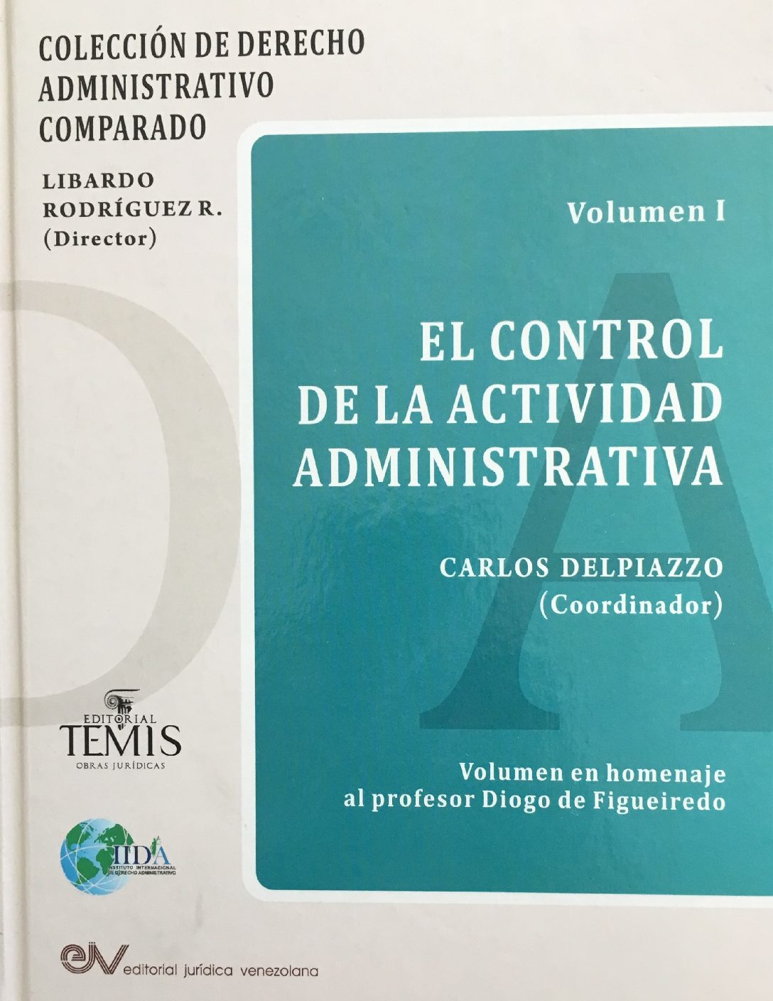 Portada: El Control de la Actividad Administrativa